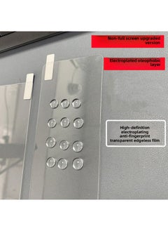 For Red Rice Note13pro Tempered Film Non-full Screen K40S Boreless Note12 Mobile Phone Millet 13 Half Screen Edge K-Colour:[non-full Screen Upgraded Version] 3 Photos, Electroplated Smooth And Anti-fingerprint-Size:Redmi Note 13r Pro