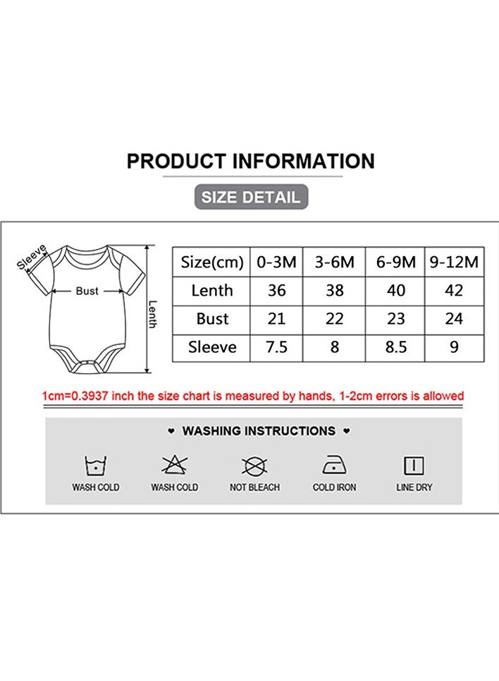 RedMapleTEK 8-Piece Set Of Newborn Baby Jumpsuit, Pants, Hat, Gloves, Socks - Image 5