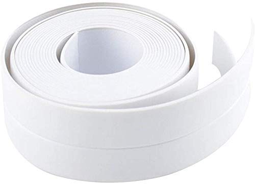 PARVY PARVY Strip Waterproof Tape Kitchen Joint Sealing Mold Proof Edge Trim Tape Kitchen and Waterproof Bathroom Toilet Cubicle Self Adhesive Wall Seal Ring Tape Wall Corner Tape 1Pcs 