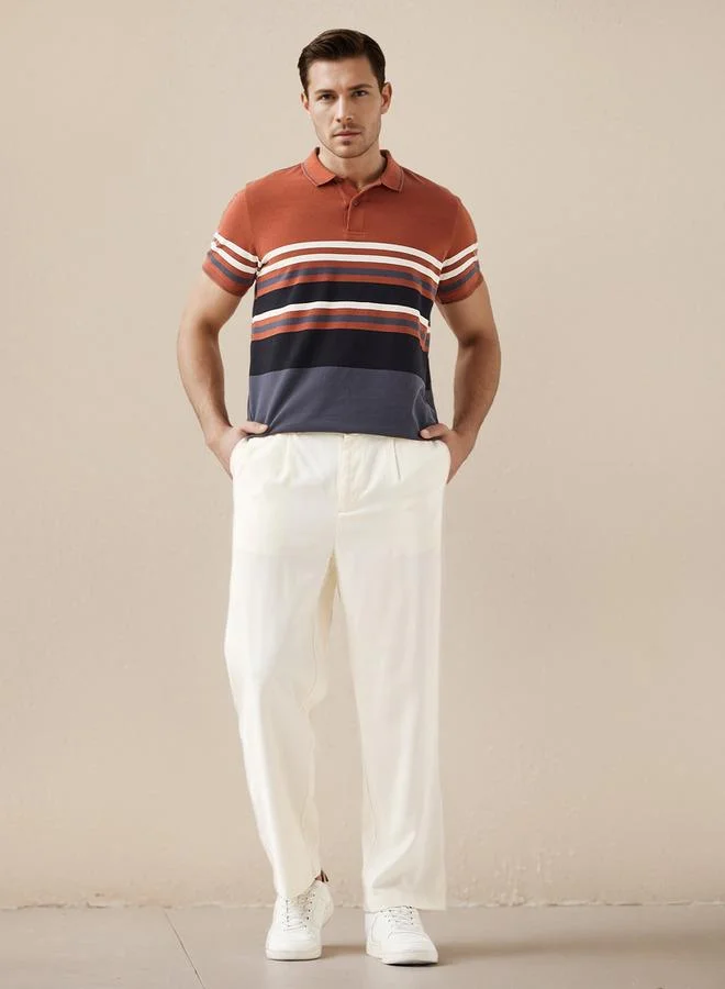 سبلاش فيڤ تيشيرت بولو بيقيه مخطط