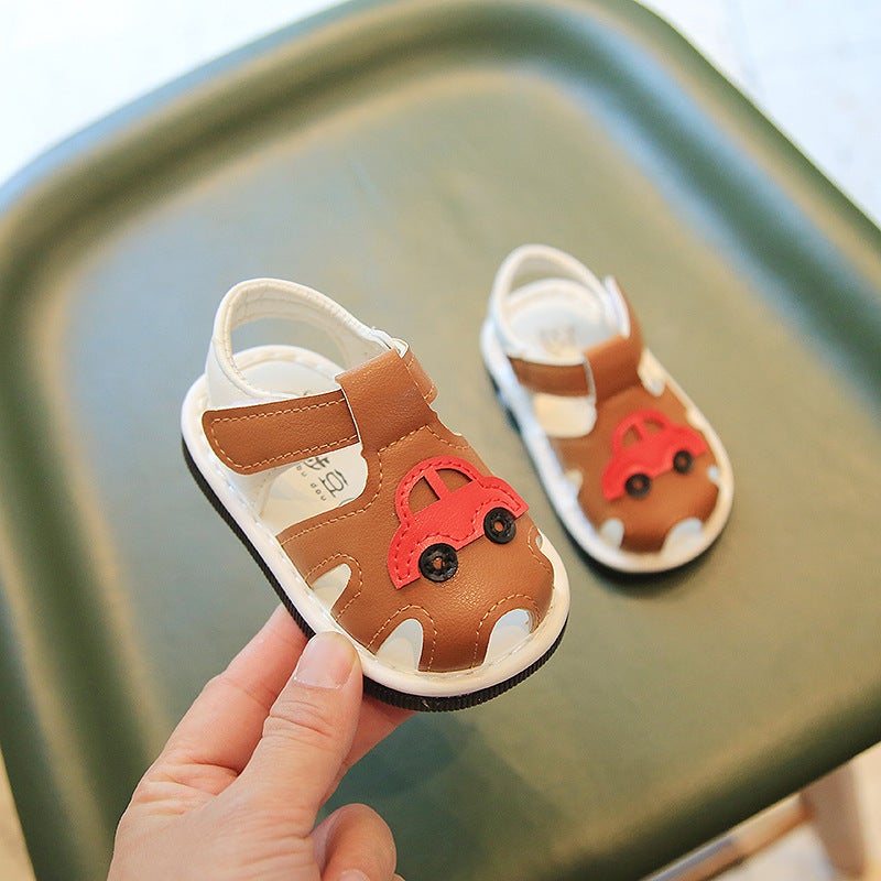 One-Piece Delivery 2022 Summer Cartoon Soft Bottom Children'S Sandals Closed Toe Boys And Girls Breathable Sandals Called Baby Shoes - Image 4