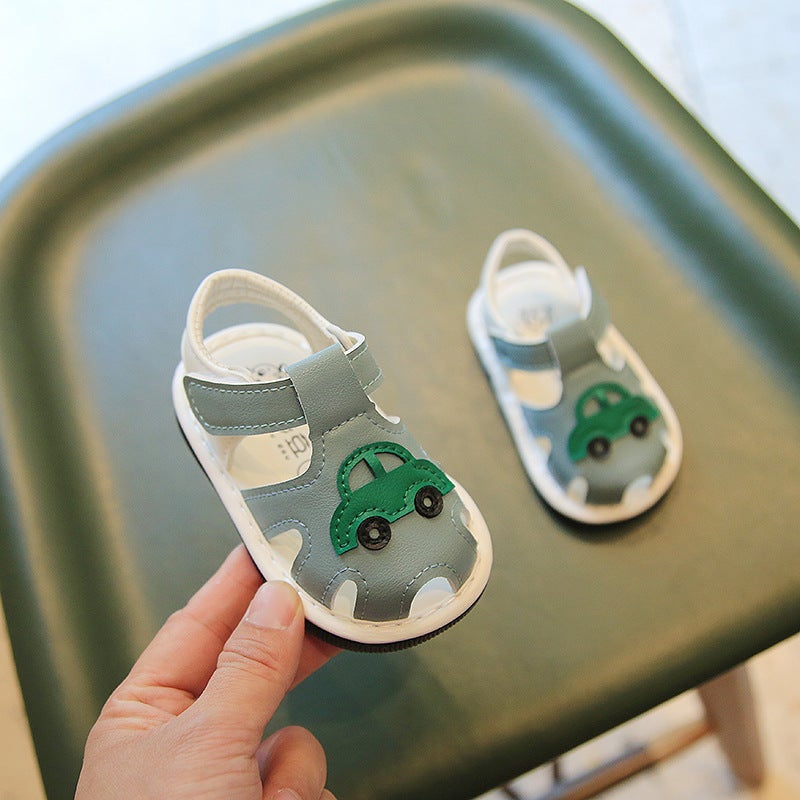One-Piece Delivery 2022 Summer Cartoon Soft Bottom Children'S Sandals Closed Toe Boys And Girls Breathable Sandals Called Baby Shoes - Image 3