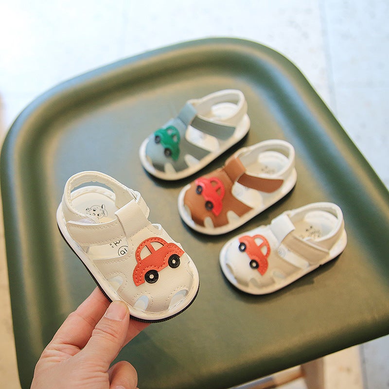 One-Piece Delivery 2022 Summer Cartoon Soft Bottom Children'S Sandals Closed Toe Boys And Girls Breathable Sandals Called Baby Shoes - Image 2