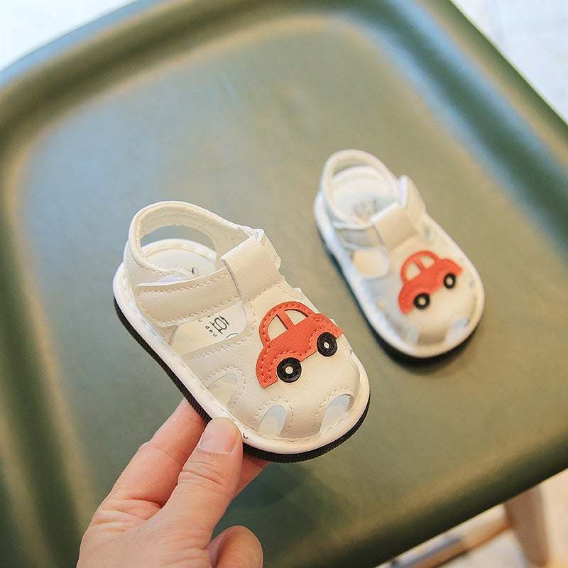 One-Piece Delivery 2022 Summer Cartoon Soft Bottom Children'S Sandals Closed Toe Boys And Girls Breathable Sandals Called Baby Shoes - Image 5