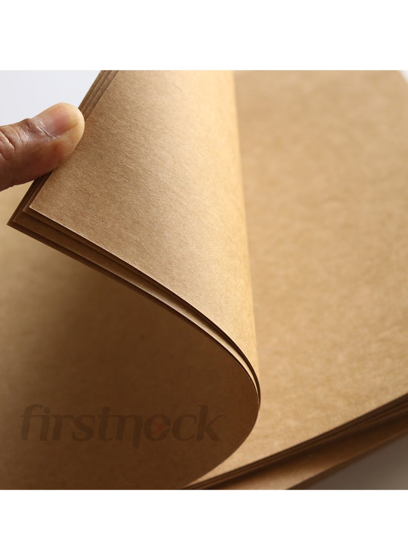 firstnock Kraft Paper 350GSM Size A4 50 Sheets, Thick Brown Card Paper, Craft Making Gift Packing Business Card Print Paper, Thicker Paper  - Image 4