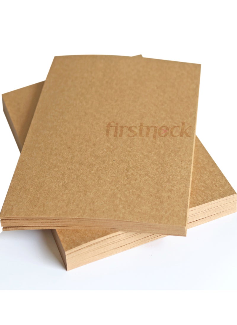 firstnock Kraft Paper 350GSM Size A4 50 Sheets, Thick Brown Card Paper, Craft Making Gift Packing Business Card Print Paper, Thicker Paper  - Image 1