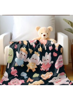General Baby and children's cartoon flannel thin blanket (warm and comfortable, suitable for sleep, games) 70cm*100cm - 629  - Image 3