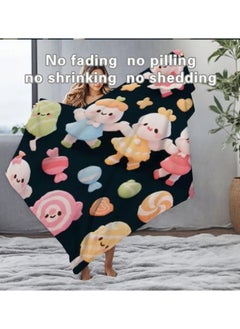 General Baby and children's cartoon flannel thin blanket (warm and comfortable, suitable for sleep, games) 70cm*100cm - 629  - Image 5