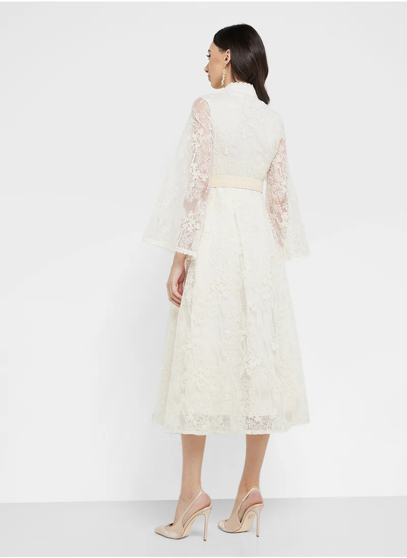 ELLA Lace A-Line Dress