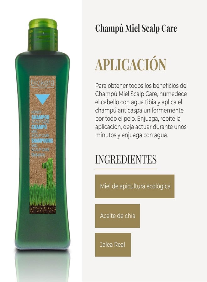 SALERM - Sensitive Scalp Shampoo - Biokera Natura Honey Scalp Care Shampoo - 300 ml - Helps Cleanse the Scalp of Sebum and Flakes - Supports Healthy Hair - Helps Maintain Scalp Health - Image 4