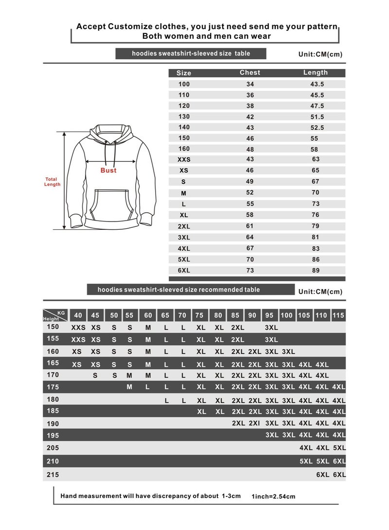 3D Printing Long Sleeve Hoodie Multicolour - Image 3