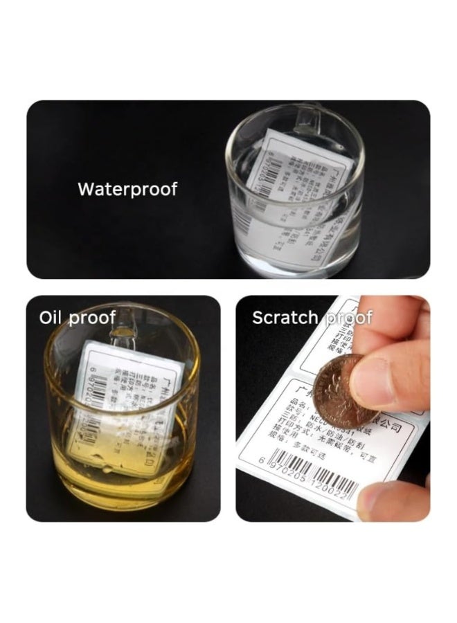Kalon Synthetic PVC Label Roll   60x 40 mm 1000 stickers Waterproof, Tear-Resistant & Oil-Proof Stickers for Barcode, Asset & Inventory Labels | Requires Thermal Transfer Printing - Image 5