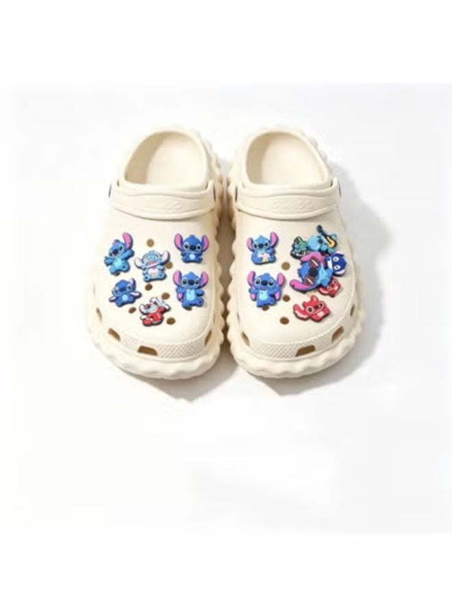 50Pcs Stitch PVC Shoe Charms, Cute Cartoon Clog Decorations, Removable Slipper Accessories - Image 3