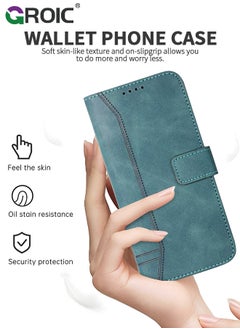 GROIC Case for iPhone 15 Pro Max 6.7 Inch Wallet Case with 1 Pack Camera Lens Protector, PU Leather Flip Folio Case with Card Holders, Kickstand Function Shockproof Shell for iPhone 15 Pro Max  - Image 2