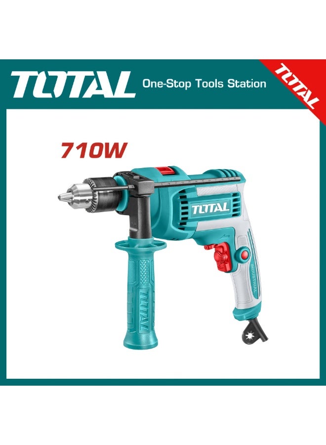 Total Tools TOTAL 710W Impact Drill, 220V, Variable Speed, Hammer Function - Image 3