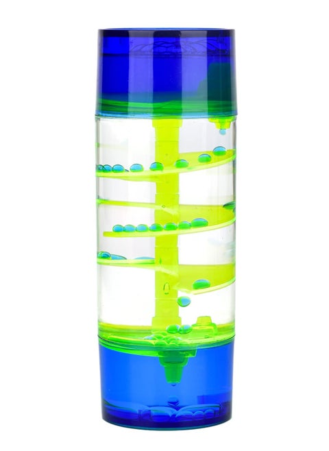Liquid Motion Bubbler, Spiral Liquid Motion Bubbler Timer, Cylinder Liquid Timer for Sensory Play, Calming Relaxing Fidget Water Toy, for Kids and Adults Home Office Desk Decor 1 Pack