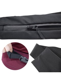Rebuwo Multifunctional Reflective Sports Waist Bag Black  - Image 5