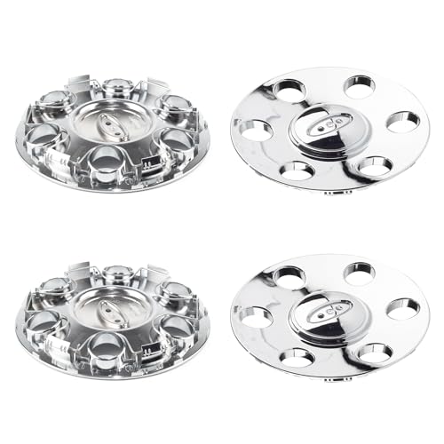 DewFlew 4Pcs Wheel Center Cap for 2009-2014 F150 2010-2014 Expedition Wheel Rim 181.6mm(7.15in) Chrome Hub Cap Wheel Cover - Image 1