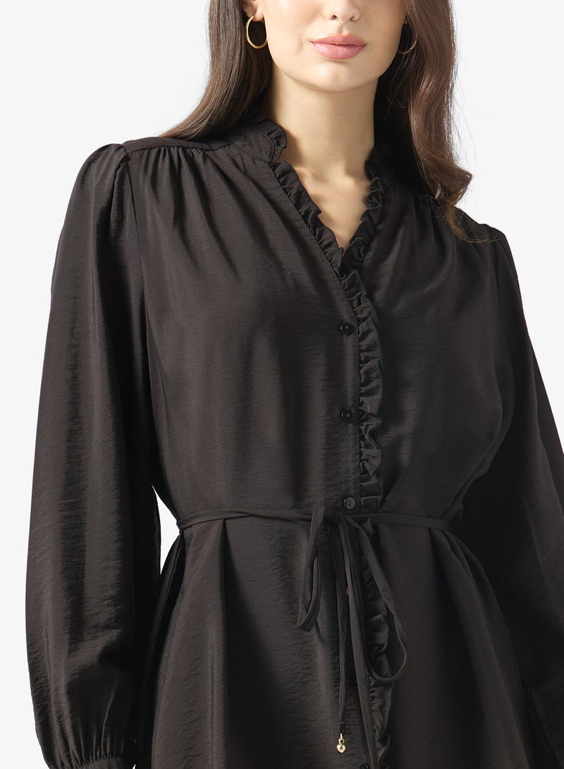 ONLY Onlnuka Long Sleeve  Shirt Dress - Image 3