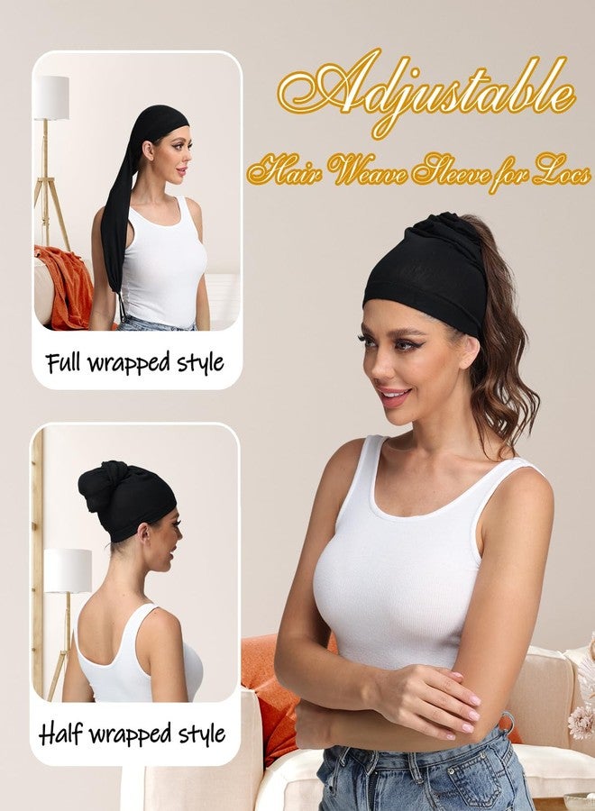 Neacus 28” Adjustable Hair Weave Sleeve for Locs - Suitable for Head Circumference Ranging From 18 Inches to 27 Inches,Can Wrap Hair In All Directions, Comfortable And Breathable. - Image 5