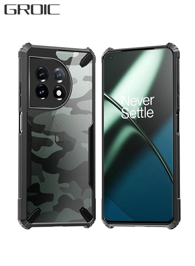 GROIC Compatible with OnePlus 11 6.7" Camo Case, Camouflage Design Hard Back Heavy Duty Shockproof Advanced Protective TPU Bumper Phone Cover Anti-Fingerprint, Slim Fit Protective Cover - Image 1