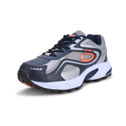 SPARX Men Navy Blue Orange Sports Shoes - Image 1