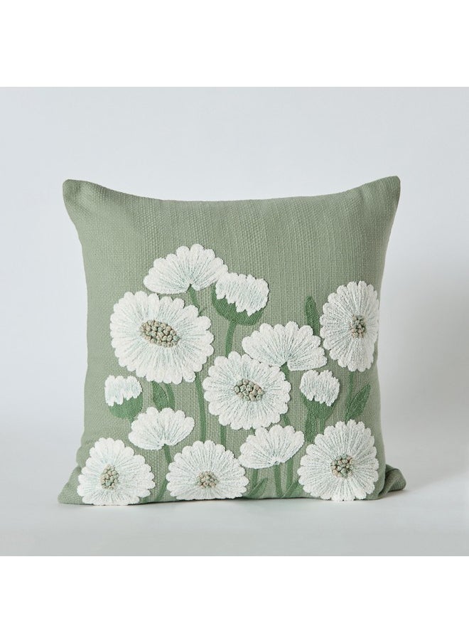 Green Artist Gradenia Daisy Filled Cushion 45 x 45 cm - pzsku/Z8E887D82ECF97E3D5FF3Z/45/_/1735805095/2c95b184-de6d-4fa4-a80e-da68cc6f3dda