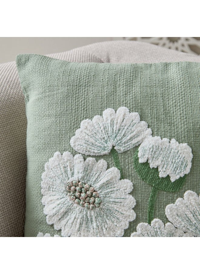 Green Artist Gradenia Daisy Filled Cushion 45 x 45 cm - pzsku/Z8E887D82ECF97E3D5FF3Z/45/_/1735805124/8b6adb1a-61a9-4bc4-8391-ad8ffe7cbafd