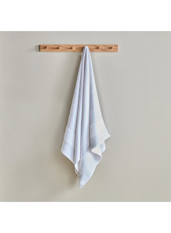 Home Box Opulence Bianca Face Terry Turkish Cotton Bath Towel 140 x 70 cm - Image 1