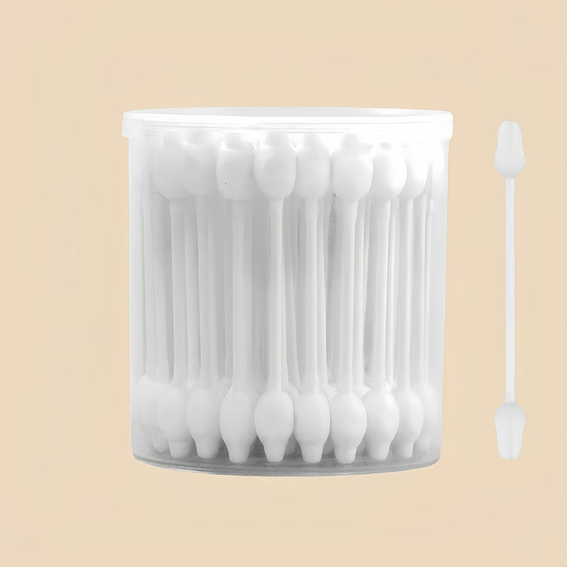 Double-Ended Gourd-Shaped Cleaning Swab Thickened Ultra Soft For Ear Canal And Makeup Model 1 Box - Image 4