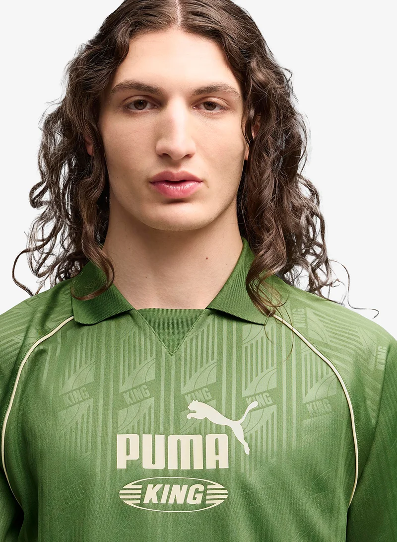 Puma Earthy Green King Boxy Jersey for Men | Best Price UAE