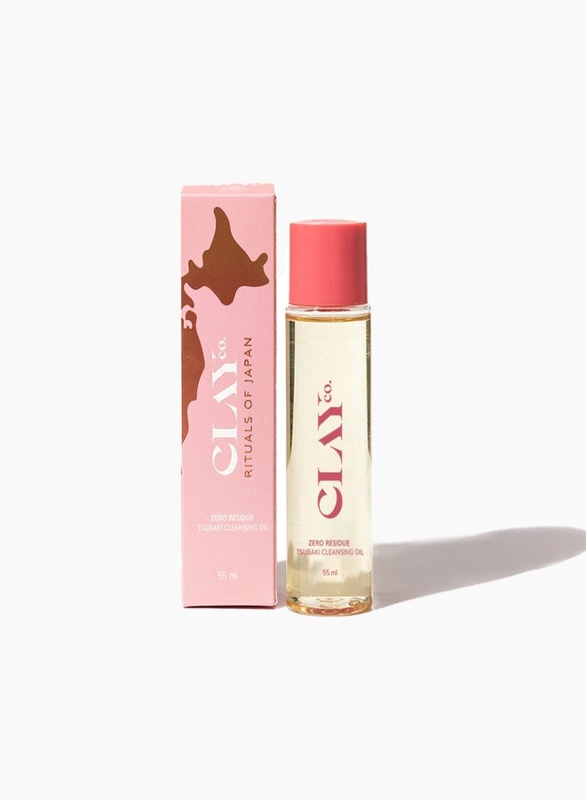 CLAYCO. Zero-Residue Tsubaki Cleansing Oil | With Goodness Of Vitamin A, B, D & E | Protects From Sun Damage & Environmental Factors | Deep Cleansing & Youthful Glow | For Men & Women (55ml) - Image 1