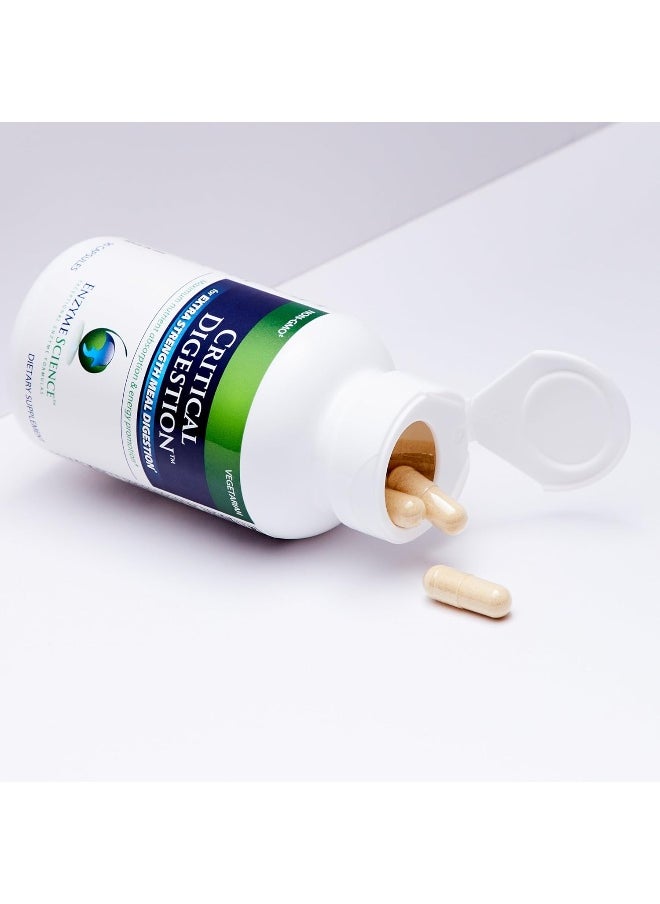 Enzyme Science - Enzyme Science Critical Digestion, 90 Capsules – High Potency Support for Digestion, Bloating, Indigestion, & Irregularity – Probiotic– Gut Health Formula –Vegetarian - Image 1