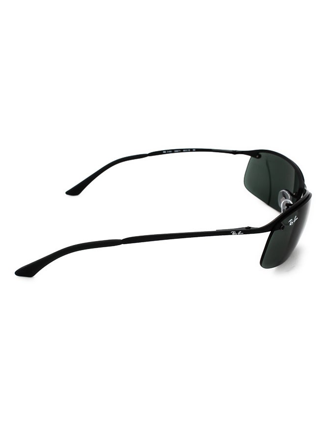 Ray-Ban Unisex Sidestreet Rectangular Sunglasses - RB3183 - Lens Size: 63 mm - Black - Image 3