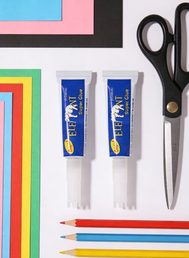 Elephant 2 Pieces of Multifunctional Glue Suitable for Bonding Jewelry Hairpins Leather Acrylic Mobile Phone Cases Makeup Nails Diamond Jewelry Shoes with Strong Adhesion Capacity - Image 4