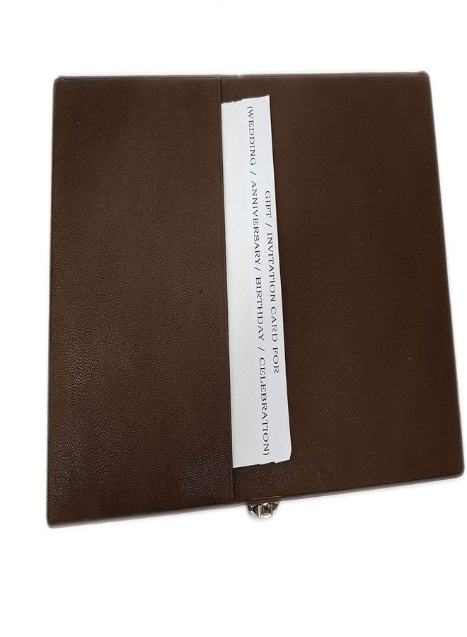 Essart Faux Leather Gift Box/Jewelry Box/Diwali Collection - Brown - Image 4