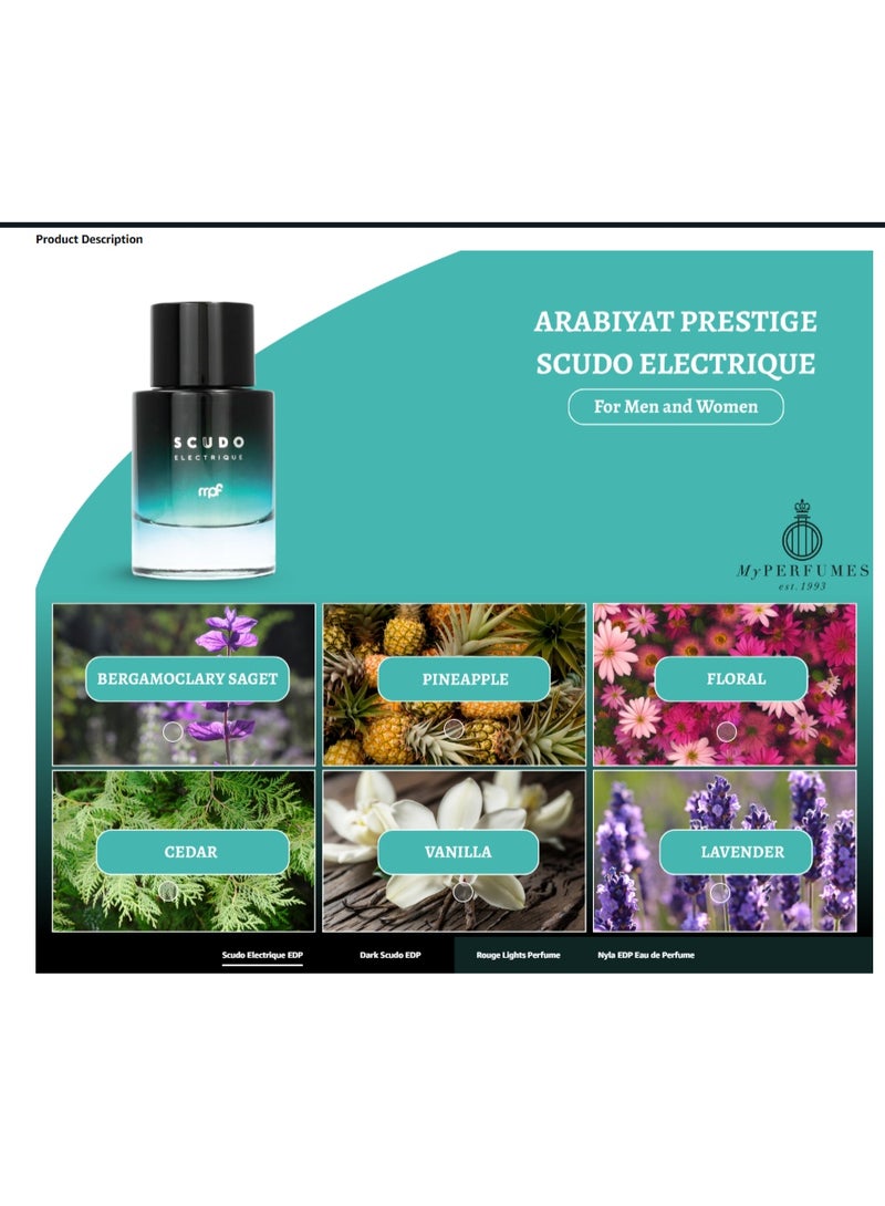 إم بي إف سكودو إليكتريك - عطر للجنسين - 100 مل - Image 2