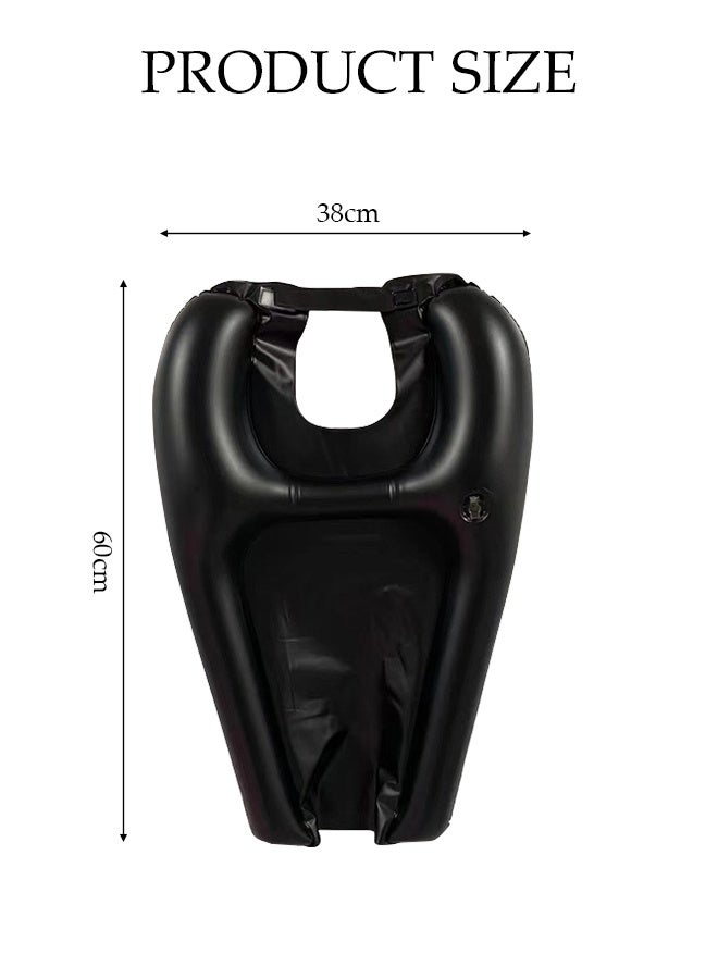 DUNISO Inflatable Hair Washing Tray for Sink at Home, Portable Shampoo Basin, Inflatable Shampoo Bowl Bed Washing Basin for Elderly, Disabled, Injured, Pregnant - Image 2