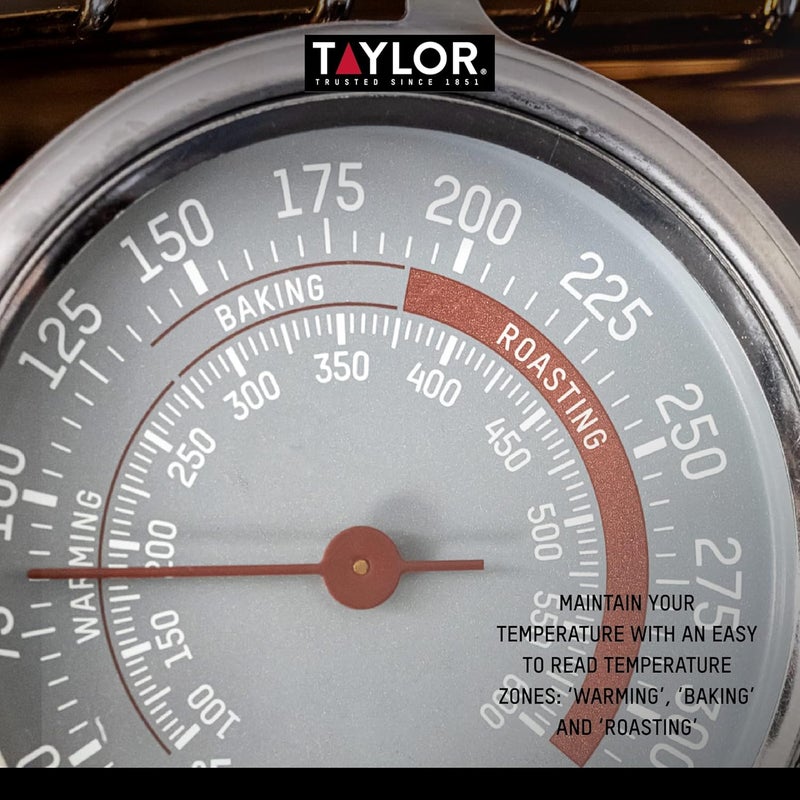 Taylor TYPTHOVEN Pro Oven Thermometer, Stainless Steel, 9 x 8.5 cm Cross product compatible - Image 5