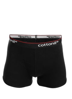 COTTONIL Cottonil - Men Boxer Solid-BLack  - Image 1