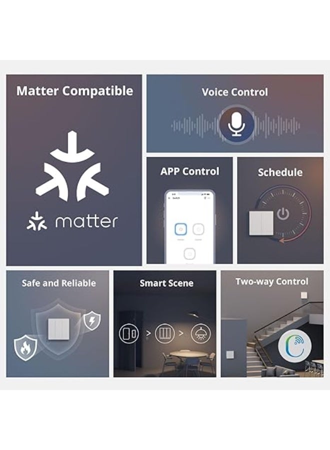 سونوف مفتاح جداري ذكي SONOFF M5-2C-80W SwitchMan بمخرجين - Image 3