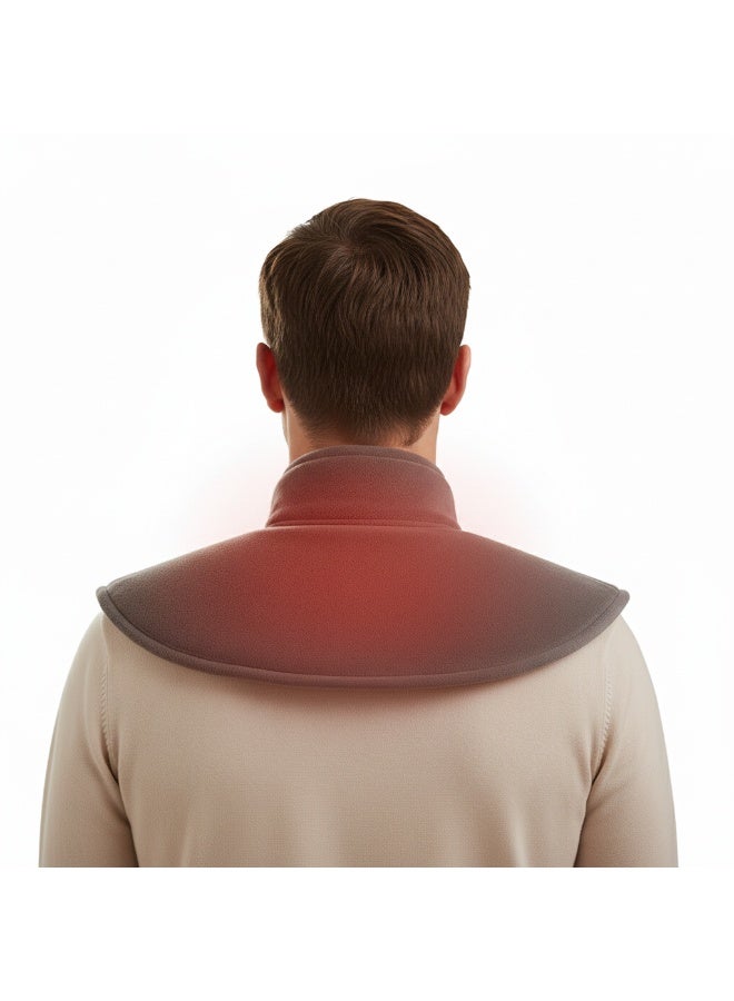 بريما دفء سريع يغطي الكتف بالكامل وسادة حرارية كهربائية بمقاس عملي 48×58 سم مع إيقاف تلقائي وأداء ثابت يدوم - Image 2