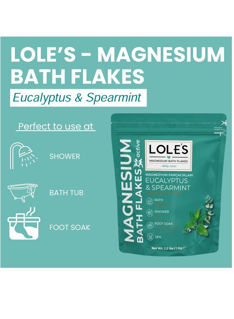 Lole's Epsom Relax Salt And Relief With Eucalyptus Spearmint, 1 kg - Image 3