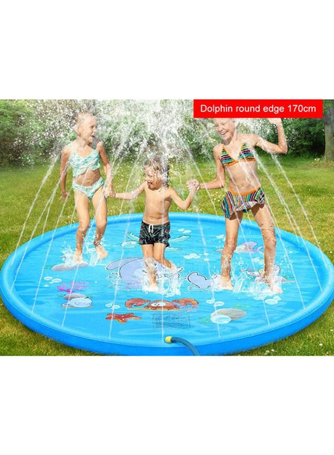 DURKU Non-toxic and Durable Outdoor Beach Water Toy Sprinkler Spray Pool for Kids  170cm  - Image 4