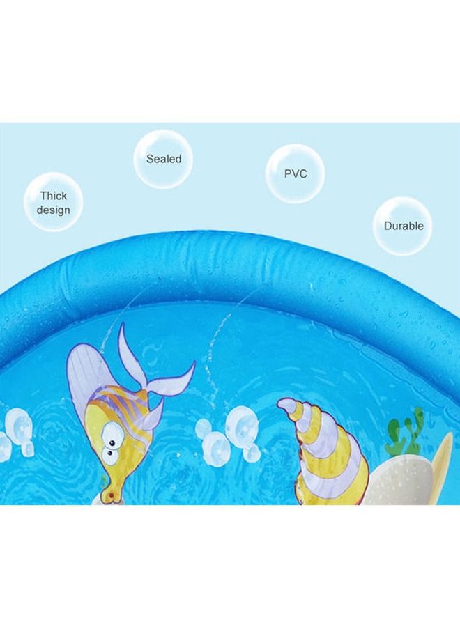 DURKU Non-toxic and Durable Outdoor Beach Water Toy Sprinkler Spray Pool for Kids  170cm  - Image 5