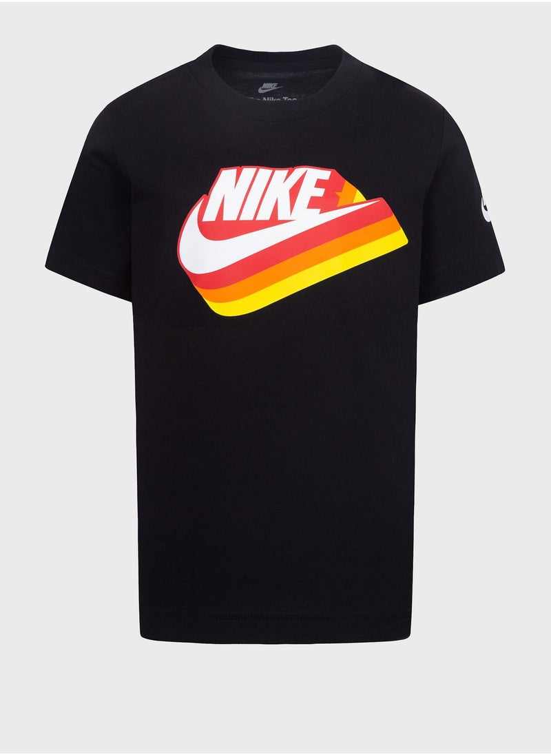 Nike - Kids Gradient Futura T-Shirt - Image 1