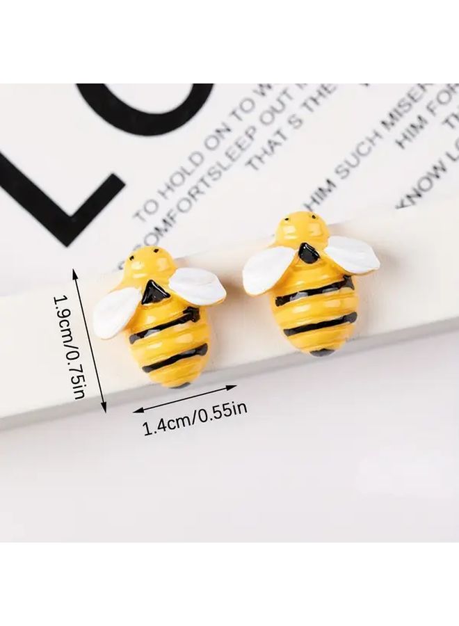 12pcs Flower And Insect Resin Decorations For DIY Craft Projects Scrapbooking Ornaments Home Bedroom Living Room Office Decor Party Gifts - Image 5