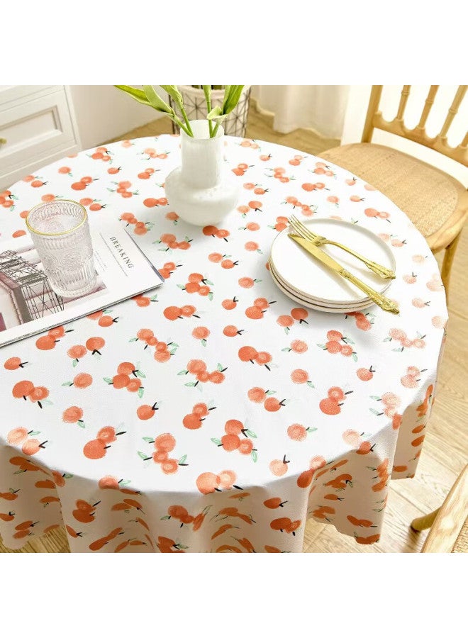 Moon Time Mengtingyuan Tablecloth, Waterproof And Oil-proof, Round, Luxurious, High-end, Washable Pvc Table Mat, Coffee Table Cover, 140*140cm - Image 3