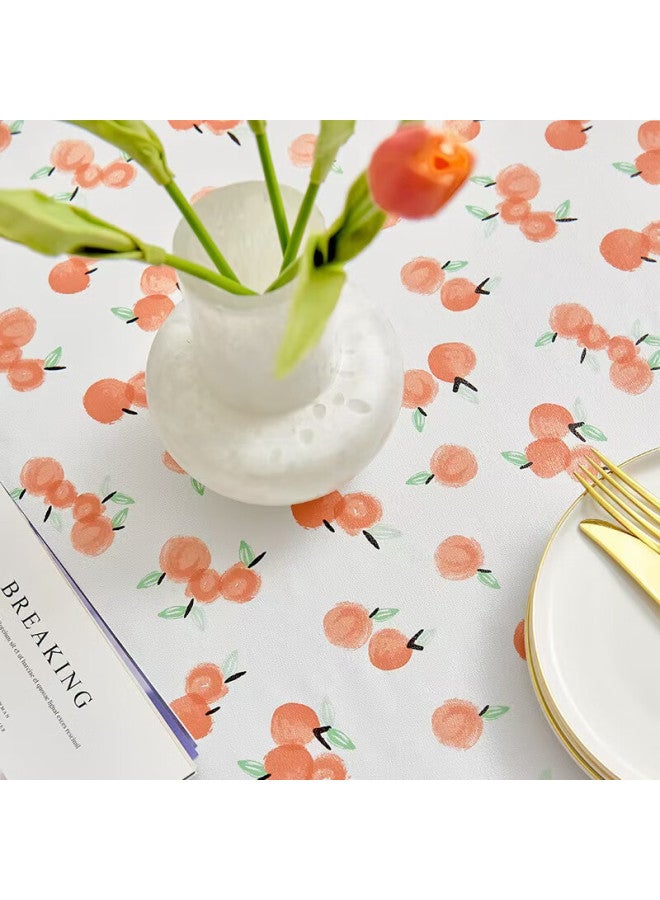 Moon Time Mengtingyuan Tablecloth, Waterproof And Oil-proof, Round, Luxurious, High-end, Washable Pvc Table Mat, Coffee Table Cover, 140*140cm - Image 2