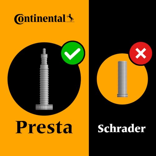 CONTINENTAL أنابيب داخلية كونتيننتال MTB 26x1.75-2.5" / 47-559 -> 62-559 - صمام بريستا 42 مم (عبوة من 2 أنابيب) - Image 4